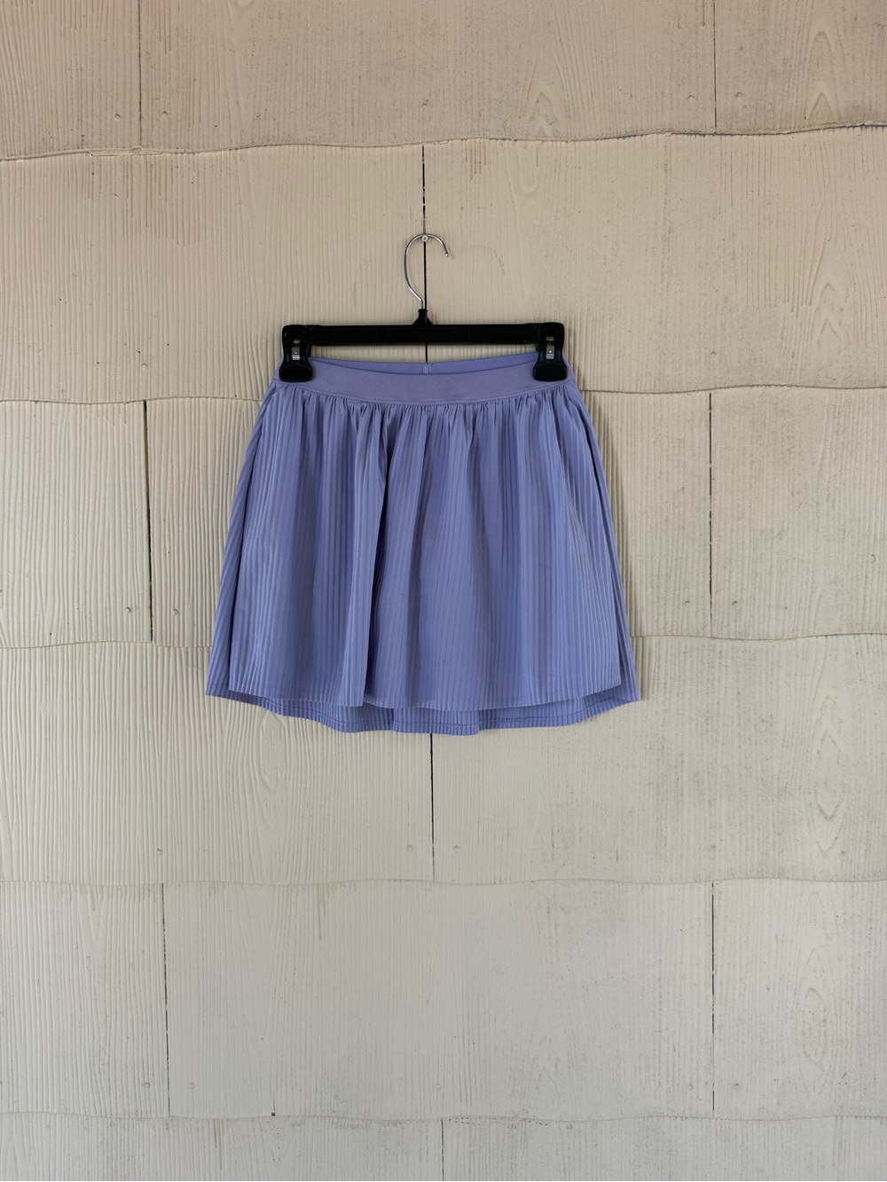 Pleated Lavender Mini Skirt - Women